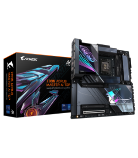 PLACA GIGABYTE Z890 AORUS MASTER AI TOP,INTEL,1851,Z890,4DDR5,256GB,2THUNDERBOLT,4SATA3+4M.2,2LAN10GB+WIFI7+BT5.4,14USB3.2,E-ATX