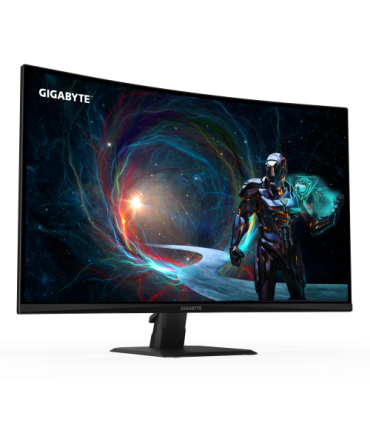 GIGABYTE GS32QCA 31.5" Monitor Curvo para Gaming QHD - 2560 x 1440, 180Hz, 1ms, 250 cd/m², FreeSync, HDR Ready, HDMI 2.0, Displa
