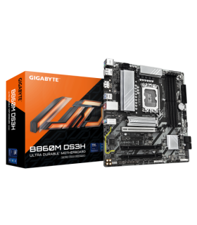 GIGABYTE B860M DS3H Placa base - CPUs Intel Core Ultra, VRM de 5+1+2+1 fases, hasta 9066MHz DDR5, 1xPCIe 5.0 + 1xPCIe 4.0 M.2..