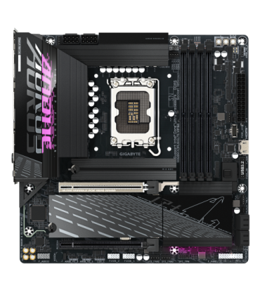 GIGABYTE B860M AORUS ELITE WIFI6E Placa base - CPUs Intel Core Ultra, VRM de 12+1+2+1 fases, hasta 9200MHz DDR5, 1xPCIe 5.0 + 2x