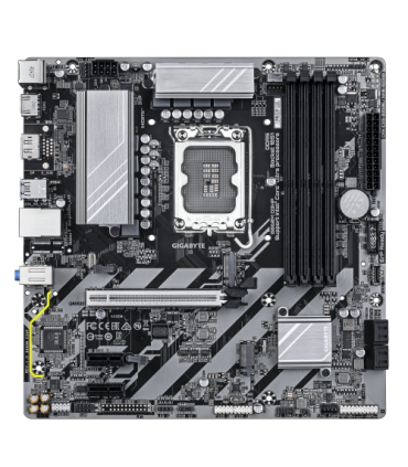GIGABYTE B860M D3HP Placa base - CPUs Intel Core Ultra, VRM de 4+1+2+1 fases, hasta 9066MHz DDR5, 2xPCIe 4.0 M.2, LAN GbE, USB..