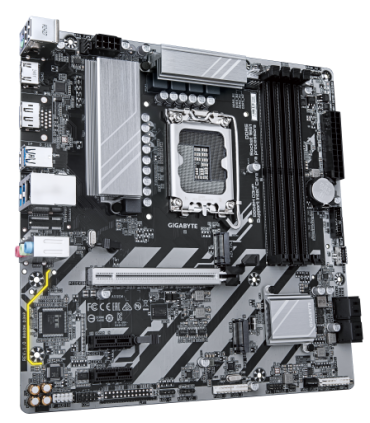 GIGABYTE B860M D3HP Placa base - CPUs Intel Core Ultra, VRM de 4+1+2+1 fases, hasta 9066MHz DDR5, 2xPCIe 4.0 M.2, LAN GbE, USB..