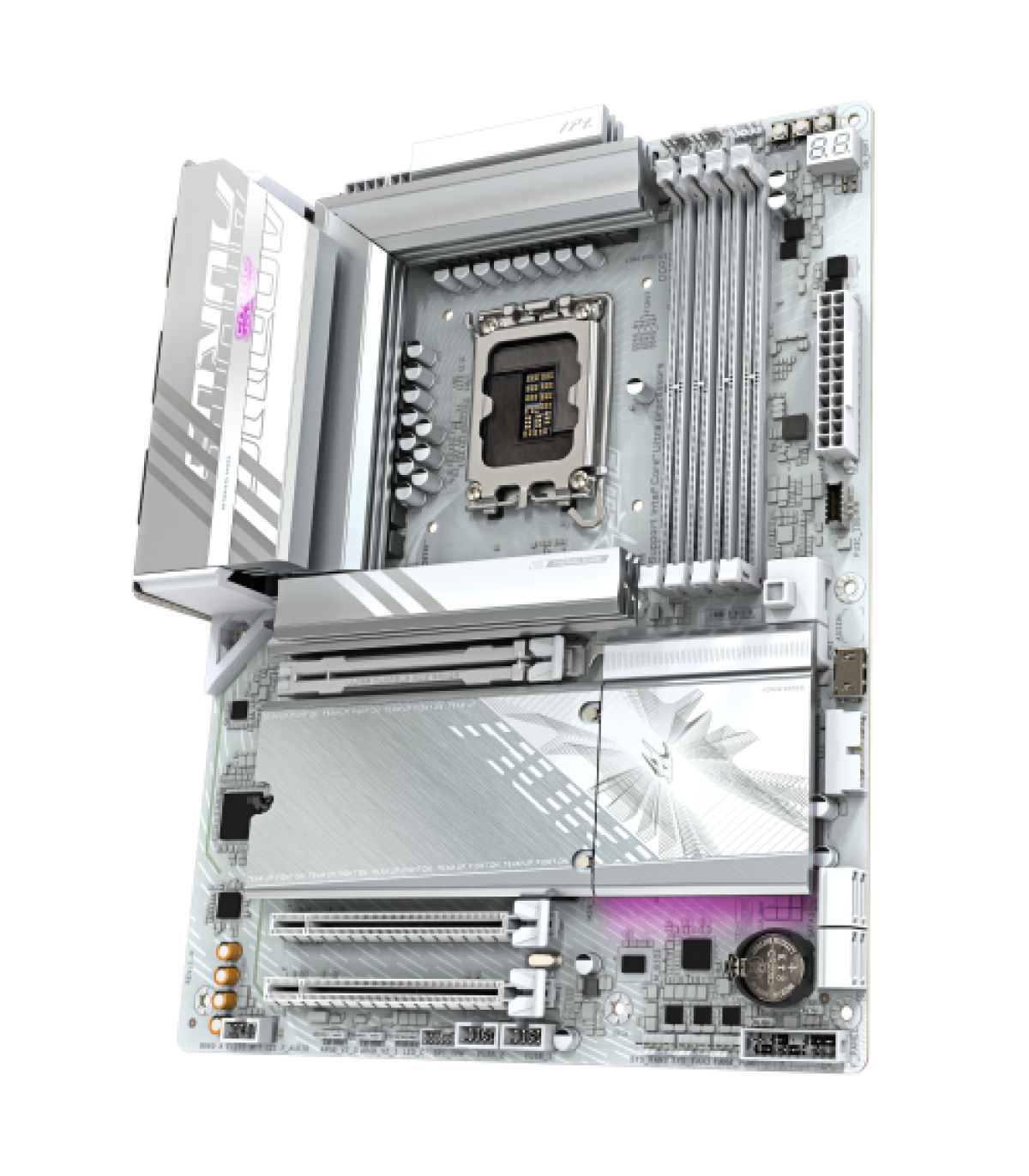 GIGABYTE B860 AORUS ELITE WIFI7 ICE Placa base - CPUs Intel Core Ultra, VRM de 14+1+2+1 fases, hasta 9200MHz DDR5, 1xPCIe 5.0 ..