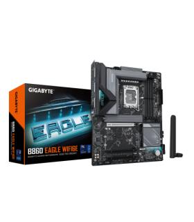 GIGABYTE B860 EAGLE WIFI6E Placa base - CPUs Intel Core Ultra, VRM de 12+1+2+1 fases, hasta 9066MHz DDR5, 1xPCIe 5.0 + 2xPCIe 4.
