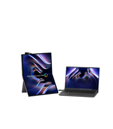 ASUS ZenScreen Fold OLED MQ17QH pantalla para PC 43,9 cm (17.3") 2560 x 1920 Pixeles Quad HD Plata