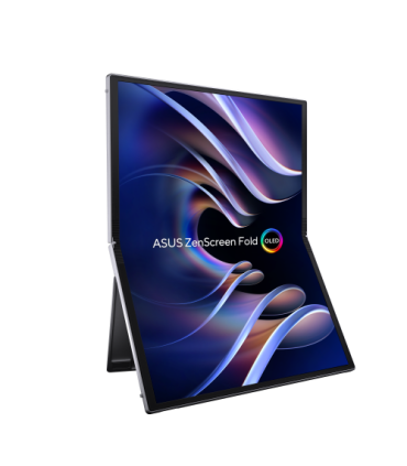 ASUS ZenScreen Fold OLED MQ17QH pantalla para PC 43,9 cm (17.3") 2560 x 1920 Pixeles Quad HD Plata