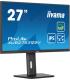 iiyama ProLite XUB2763QSU-B1 pantalla para PC 68,6 cm (27") 2560 x 1440 Pixeles Full HD LED Negro