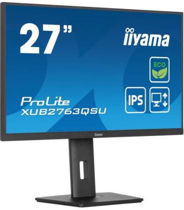 iiyama ProLite XUB2763QSU-B1 pantalla para PC 68,6 cm (27") 2560 x 1440 Pixeles Full HD LED Negro