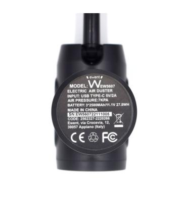 EWENT SOPLADOR DE AIRE COMPRIMIDO , RECARGABLE 7.500 mAh