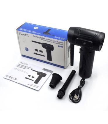 EWENT SOPLADOR DE AIRE COMPRIMIDO , RECARGABLE 7.500 mAh