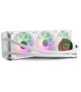 NOX NXHUMMERM360ARGBW sistema de refrigeración para ordenador Procesador Sistema de refrigeración líquida todo en uno 12 cm Blan