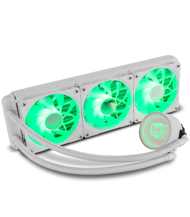 NOX NXHUMMERM360ARGBW sistema de refrigeración para ordenador Procesador Sistema de refrigeración líquida todo en uno 12 cm Blan