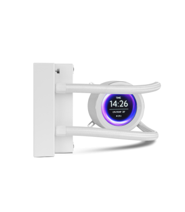 NOX X-240 LCD Procesador Refrigerador de aire 12 cm Blanco 1 pieza(s