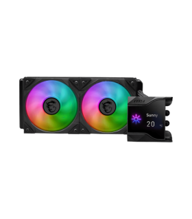 MSI MPG CORELIQUID D240 sistema de refrigeración para ordenador Procesador Kit de refrigeración líquida Negro 1 pieza(s