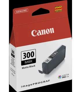 Canon PFI300 Negro Mate Cartucho de Tinta Original - 4192C001/PFI300MBK