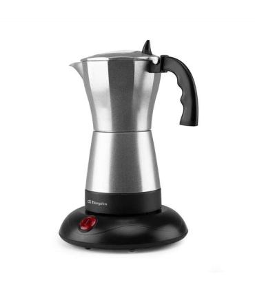 Orbegozo KFE 660 Cafetera Italiana Electrica Comparte Diversion con 6 Tazas de Cafe Caliente en Minutos Potencia 480W - Apagado.