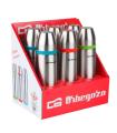 Orbegozo Set Termos Identificador de Bebidas - Acero Inoxidable Resistente - Bandas de Colores - Sistema Antiderrame - Conserva 
