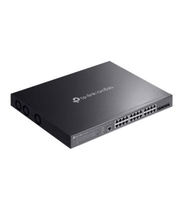 TP-Link Omada SG3428XMPP switch Gestionado L2+ Gigabit Ethernet (10/100/1000) Energía sobre Ethernet (PoE) 1U Negro