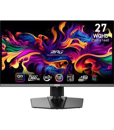MSI MPG 271QRX QD-OLED pantalla para PC 67,3 cm (26.5") 2560 x 1440 Pixeles Wide Quad HD QDOLED Negro