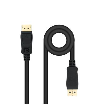 Nanocable Cable Displayport 1.4 DP/M-DP/M - Longitud 5m - Soporta Resoluciones de Video de hasta 8K - Color Negro