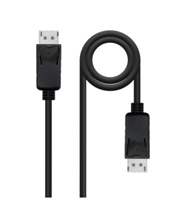 Nanocable Cable Displayport 1.2 CCS DP/M-DP/M - Longitud 1m - Soporta Resoluciones de Video de hasta 4K - Color Negro