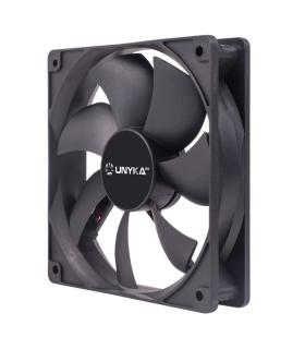 Unykach Ventilador 120mm - Velocidad Max. 1200rpm - Color Negro