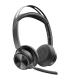 Plantronics/Poly Voyager Focus 2 Auriculares con Microfono Bluetooth 5.1 - Cancelacion de Ruido - Almohadillas Acolchadas - Auto