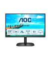 AOC Monitor 21.5" WLED FullHD 75Hz - Angulo de Vision 178° - HDMI, VGA, Audio - Montaje VESA 100x100