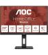 AOC Monitor 24" LED IPS FullHD 1080p 75Hz - Respuesta 4ms - Ajuste de Altura - Angulo de Vision 178° - Altavoces Incorporados ..
