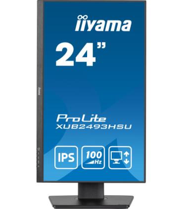 MONITOR IIYAMA 24” PANEL IPS CON USB , HUB 100HZ Y AJUSTABLE EN ALTURA