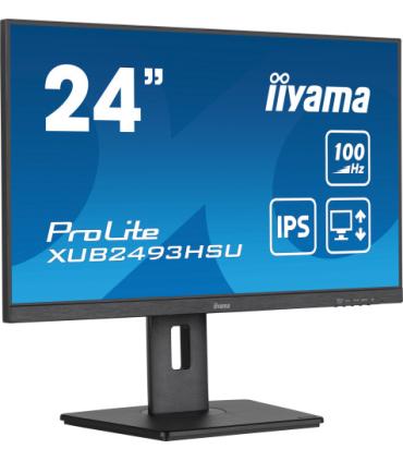MONITOR IIYAMA 24” PANEL IPS CON USB , HUB 100HZ Y AJUSTABLE EN ALTURA