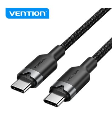 Vention Cable USB 2.0 - Niquelado - 60W - 3A - 2m - Color Negro