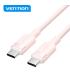 Vention Cable USB 2.0 Niquelado - Potencia 60W - Corriente max. 3A - Color Rosa