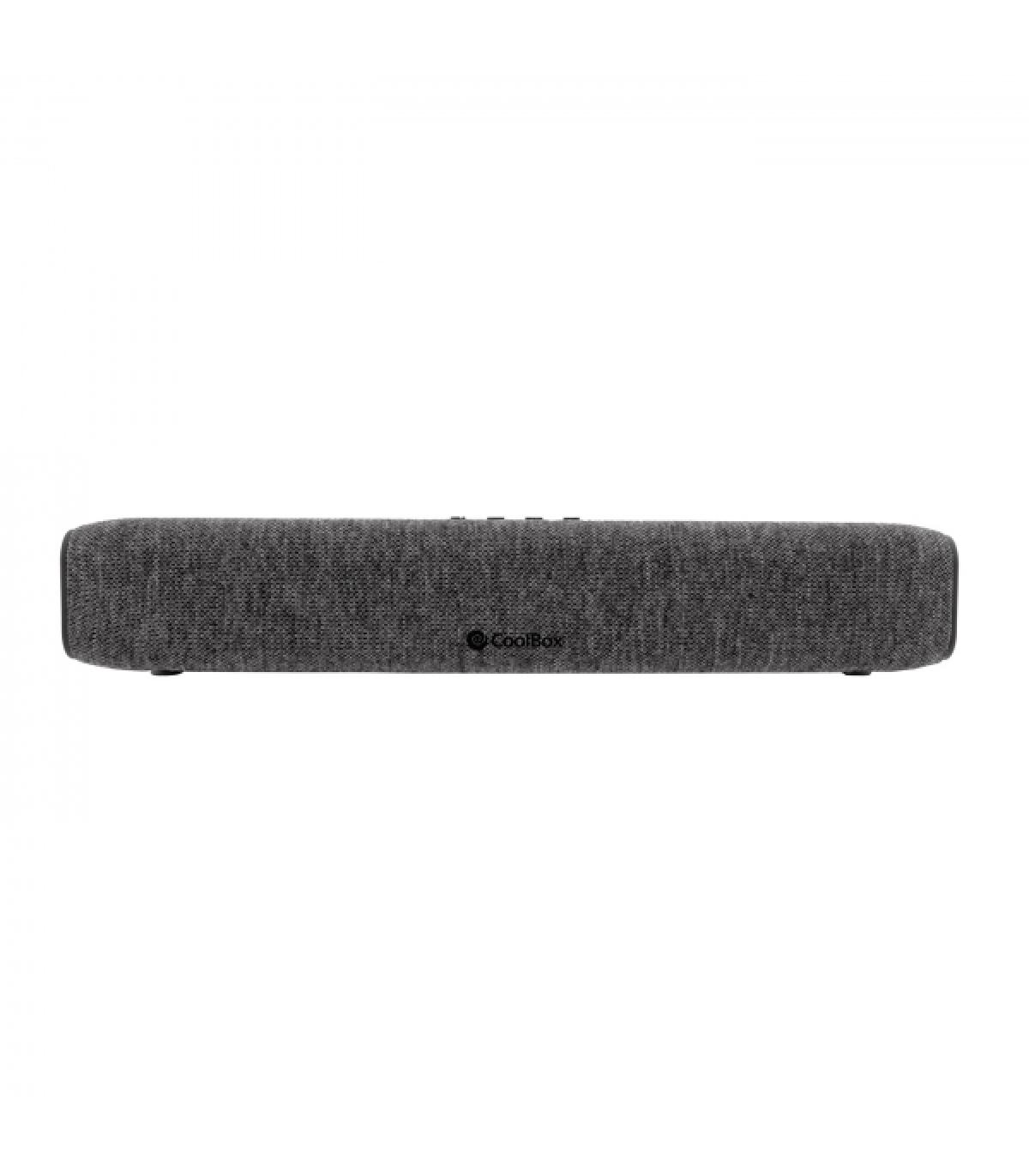 Coolbox BAND BS23 Barra de Sonido 10W - Jack 3.5mm - Bluetooth 5.3 - Color Gris