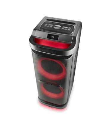 NGS Wild Space 2 Altavoz DJ 2000W Bluetooth 5.3 con Woofer 10" - USB y AUX - Iluminacion LED - Mando a Distancia - Color Negro