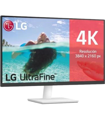 LG UltraFine Monitor LED 27" IPS UltraHD 4K HDR10 - Respuesta 5ms - Angulo de Vision 178º - 16:9 - HDMI, DisplayPort - VESA 100x
