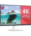 LG UltraFine Monitor LED 27" IPS UltraHD 4K HDR10 - Respuesta 5ms - Angulo de Vision 178º - 16:9 - HDMI, DisplayPort - VESA 100x