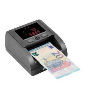 AVPos Contador/Detector de Billetes AVP-DT25G - Cuenta Cantidad de Billetes y Valor Total - Libras y Euros - Alta Velocidad..