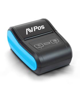 AVPos Impresora Termica Portatil de Tickets MP580R - 58mm - Velocidad 90 mm/s - BT y USB-C - Color Negro