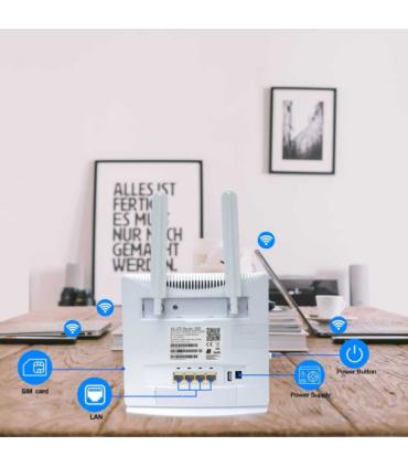 Strong 4GROUTER300V2 router de telefonía/puerta de enlace/módem Router de red móvil