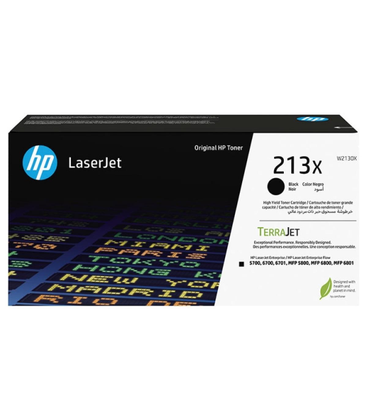 HP W2130X Negro Cartucho de Toner Original - 213X