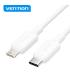 Vention Cable USB-C a Lightning - Conector Niquelado - Potencia 27W - Corriente maxima 3A - Color Blanco