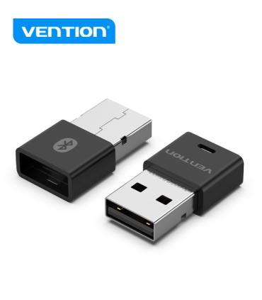 Vention NAHB0 Adaptador USB Bluetooth 5.3 - Audio 24 bits/192 kHz - Emparejamiento 5 dispositivos - Alcance 20m - Color Negro
