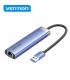 Vention Hub USB 3.0 5 en 1 - Transferencia 5 Gbps - Puerto Gigabit Ethernet - Amplia Compatibilidad - Control Termico Eficiente.