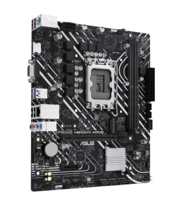 Asus Prime H610M-K ARGB Placa Base Intel1700 2x DDR5 - HDMI, VGA, M.2, PCIe4.0, 4x Sata III, RJ-45, USB 3.2, MicroATX