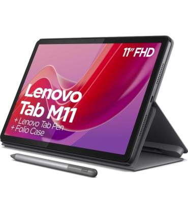 Lenovo Tab M11 Tablet 11" WUXGA + Pen Stylus + Funda - 128GB - RAM 8GB - Camara Trasera 8mp - WiFI, Bluetooth 5.1 - Color Gris
