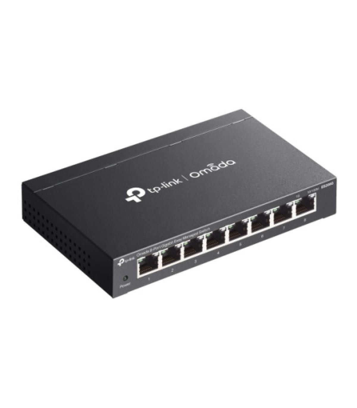 TP-Link ES208G switch Gestionado Gigabit Ethernet (10/100/1000) Negro