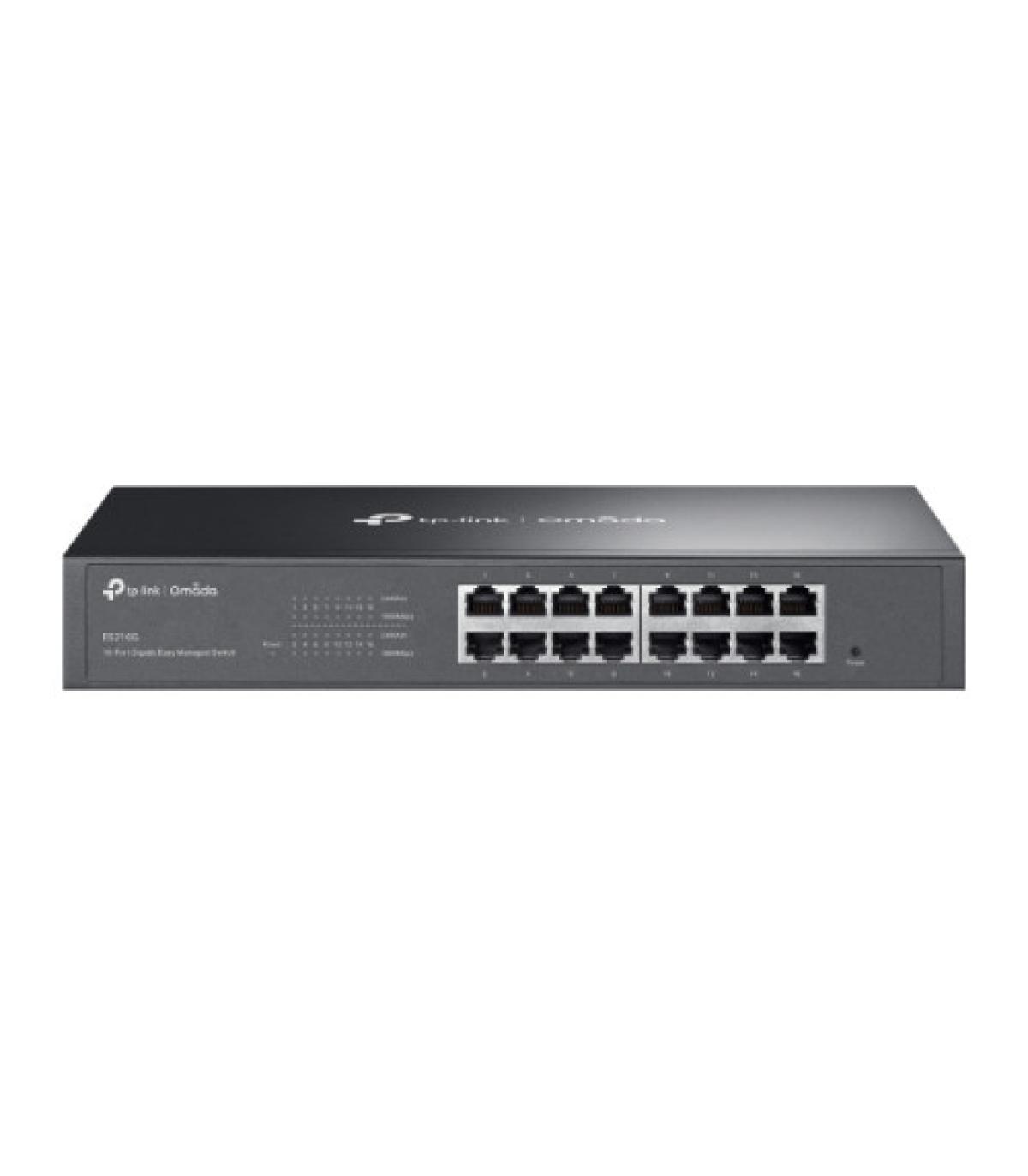 TP-Link ES216G switch Gestionado Gigabit Ethernet (10/100/1000) Negro