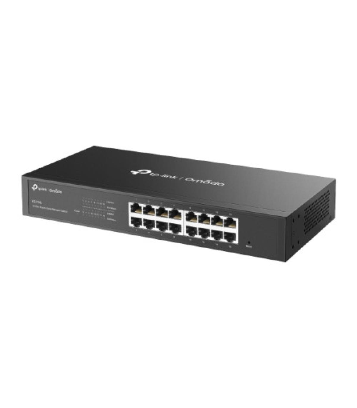 TP-Link ES216G switch Gestionado Gigabit Ethernet (10/100/1000) Negro