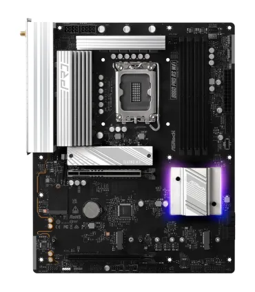 PLACA ASROCK B860 PRO RS WIFI,INTEL,1851,B860,4DDR5,256GB,1HDMI+1DP,4SATA3+2M.2,2.5GBLAN,WIFI6E+BT5.3,8USB3.2+2USB TYPE-C,ATX